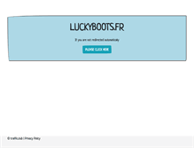 Tablet Screenshot of luckyboots.fr